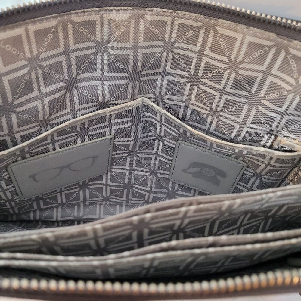 Lodis Downtown Dalia LAcXb CMT Italian Leather RFID Crossbody Bag - Picture 9 of 13